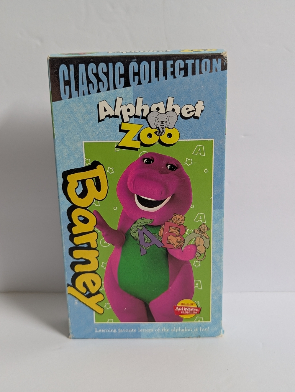 Barney VHS Alphabet Zoo (Sing A Long) Kids Video Lyrick Studios Tested